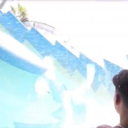 Waterslides at Laguna Waterpark in Dubai